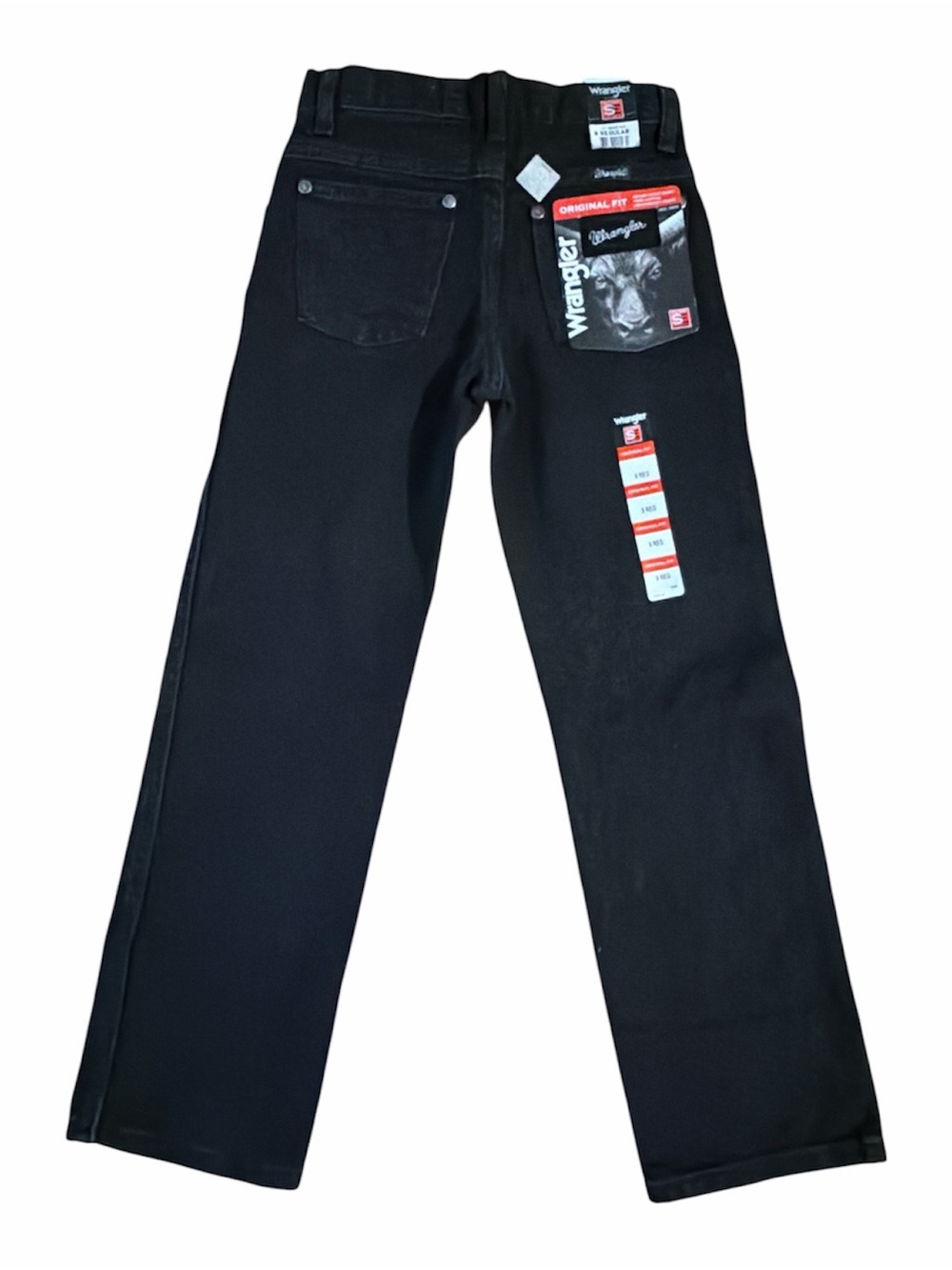 Wrangler Kids Classic Black Jeans, Size 9R. In excellent condition!